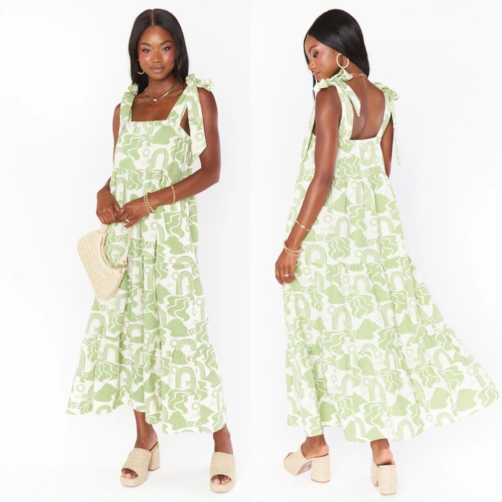 Show Me Your Mumu Arabella Maxi Dress Boho Beachy Coastal Vacation Party S